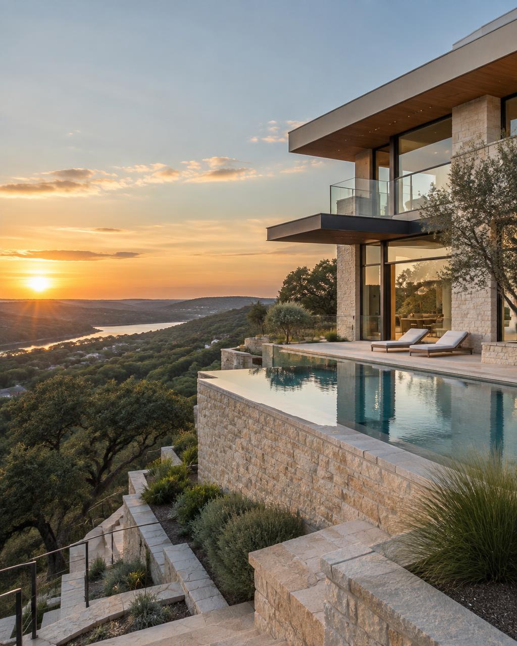 A luxury Westlake residence overlooking the Austin Hill Country